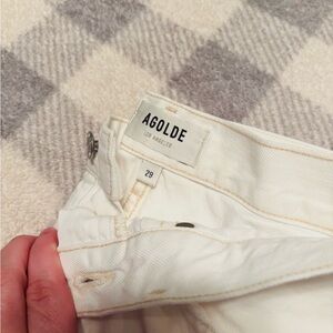 Agolde Women's Off-White Jeans
